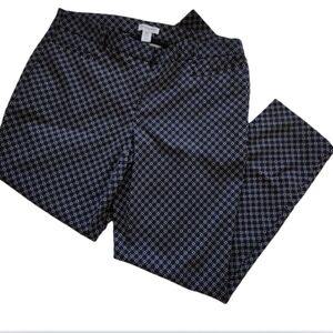 Carolina Belle Blue & White Skinny Pants – Women’s Size 12 – Chic Print – EUC